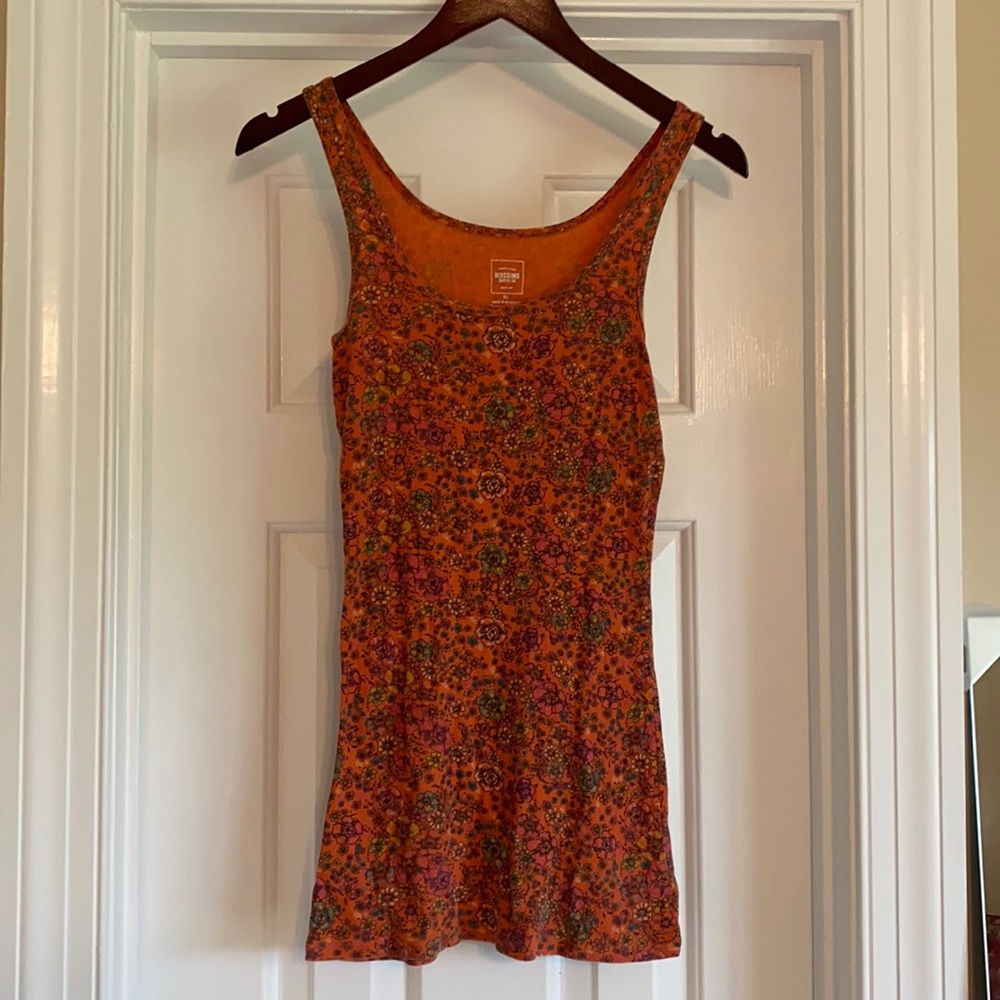 Mossimo floral tank top